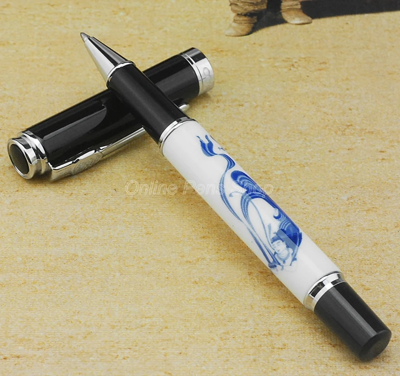 Jinhao древняя металлическая керамическая роликовая шариковая ручка JR143