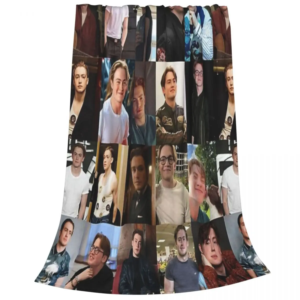 Комплект одеяло в стиле Коннор портативный супер мягкий плед с фланцем для