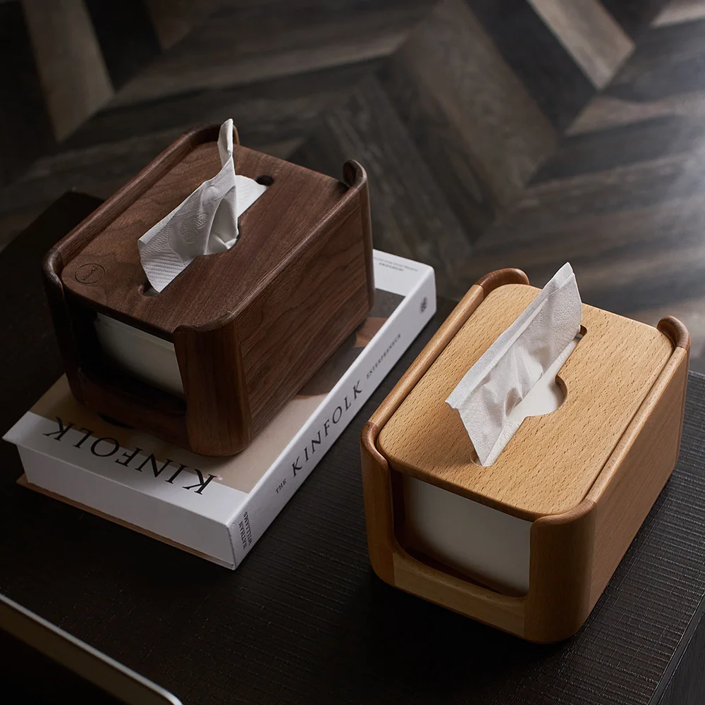 

Tissue Boxs Wooden Napkin Holder Home Decor Table Accessories Living Room Decoration Napkin Box Wooden Home Storage