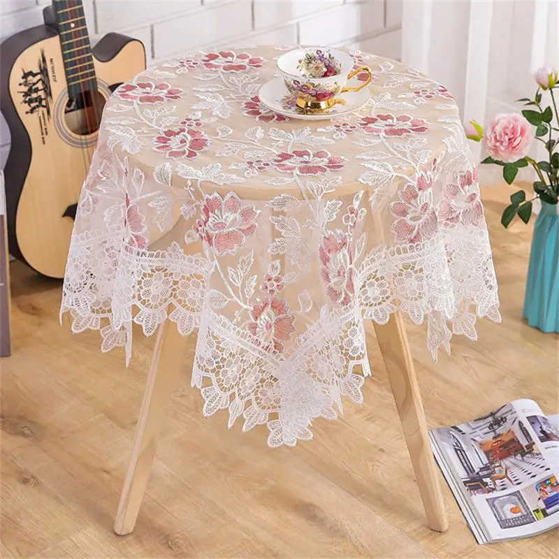 

Rectangular Tablecloths For TableCloth Overlays Wedding Christmas Pastoral Style Birthday Banquet Decor Home Dining Table Cover