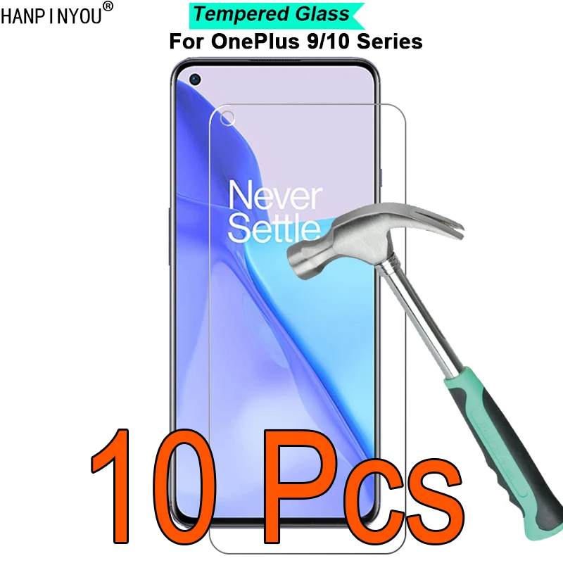10 шт./партия для One Plus Ace 2 2V Racing 11R 10R 10T 9 9R 9H твердость 2.5D Закаленное стекло Защитная пленка для экрана