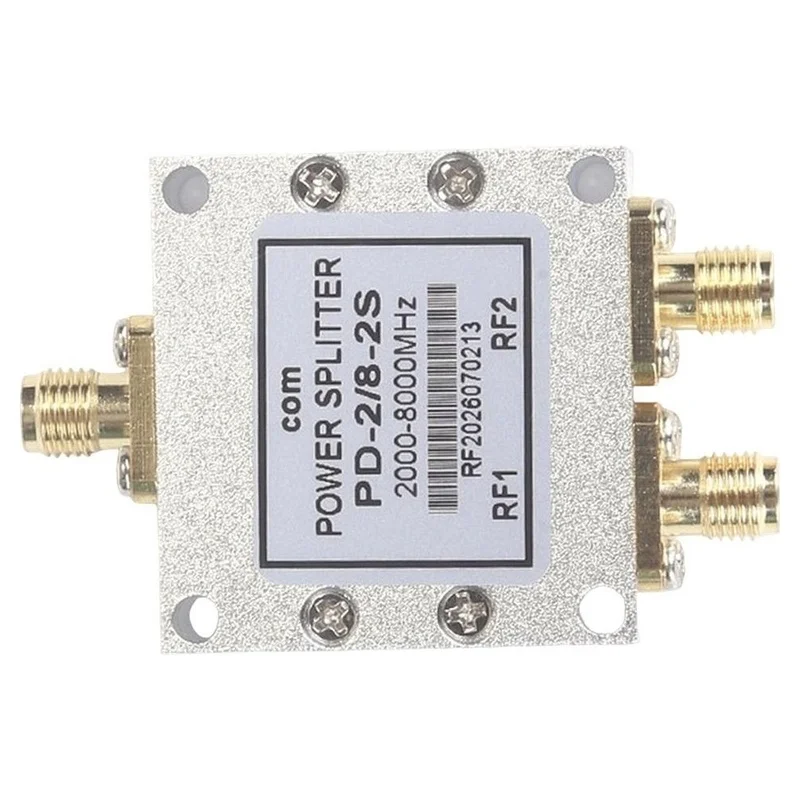 DT15 Одноканальный двухканальный делитель мощности SMA, микрополосковый сплиттер 2000-8000 МГц, двухканальный комбайнер для 2G3G4G5GWiFi. (art.: 3920dd3ab4cc2) - 3920dd3ab4cc2