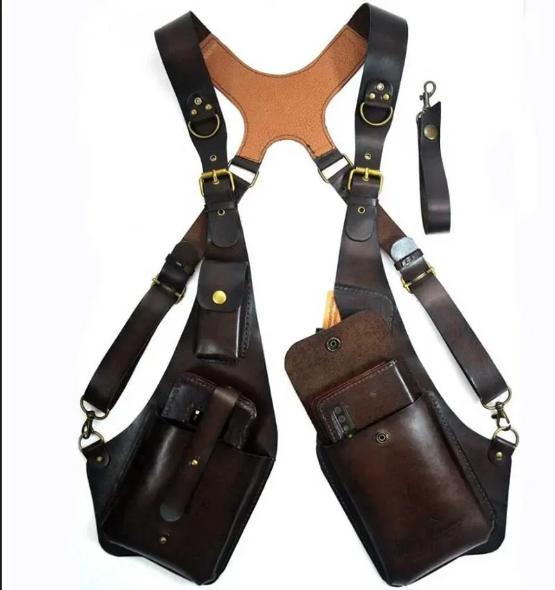 Средневековый кошелек под мышками сумка-кобура на плечо винтажный жилет в стиле