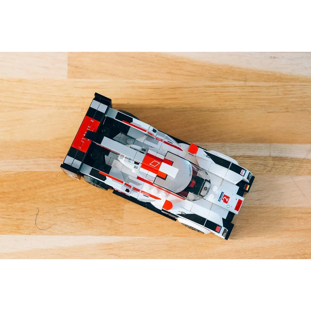 305 шт. MOC Le Mans Race Speed Champions DIY R18 QUATTRO # 2 строительные блоки гонки 2014 сборная модель