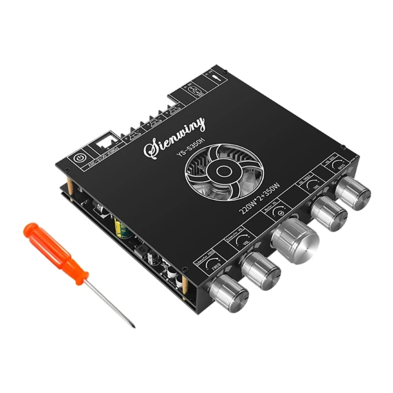 

BT Digital Amplifier Board TPA3255 2.1 Channel 220Wx2 + 350W DC18-36V