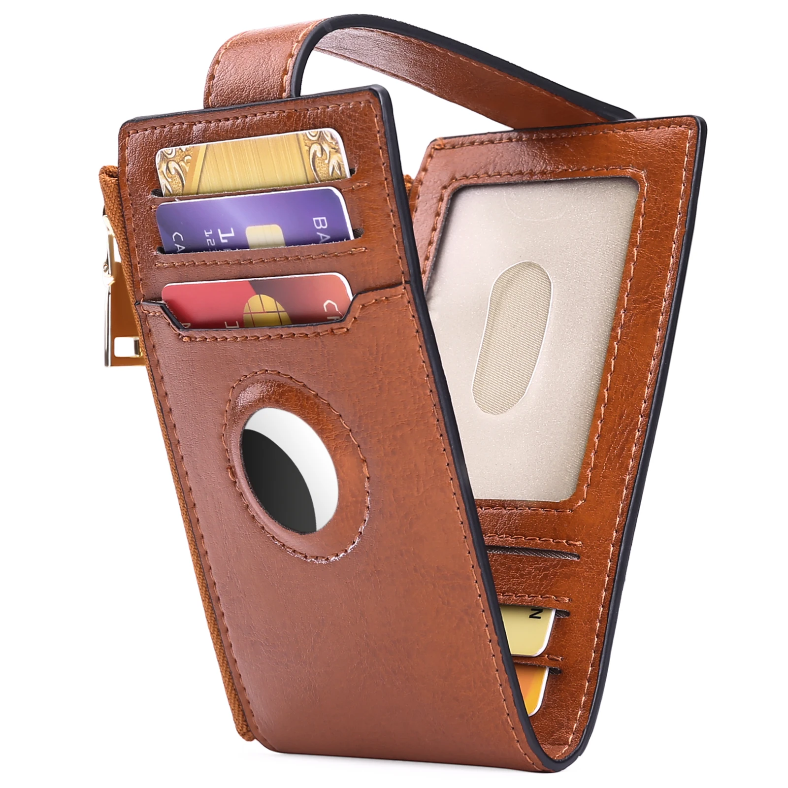 New RFID Card Holder Women Purse Wallets Female Business Credit Card Wallet Ladies Card Bag Zipper Coin Purse Pocket