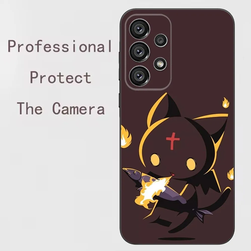 Megumin Anime K-KonoSubaS Phone Case For Samsung Galaxy A13 A21s A22 A31 A32 A52 A53 A71 A80 A91 Soft Black Shell