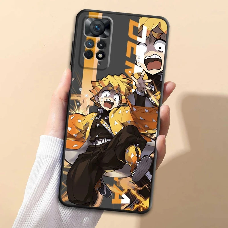 

Чехлы для Xiaomi Redmi Note 8 9 10 11 12 4G 5G Pro 9S 11T NOTE11 10S 10Pro 8T 11s NOTE12, чехлы для убийц демонов, камадо, незуко, зенитсу