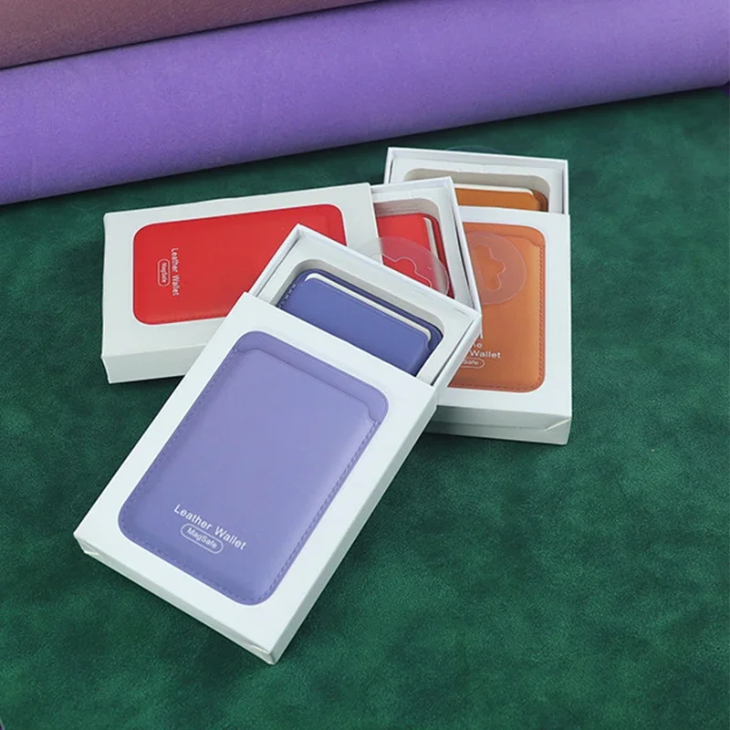 Оригинальный кожаный кошелек Apple Magsafe с магнитным держателем для карт чехол iPhone 16