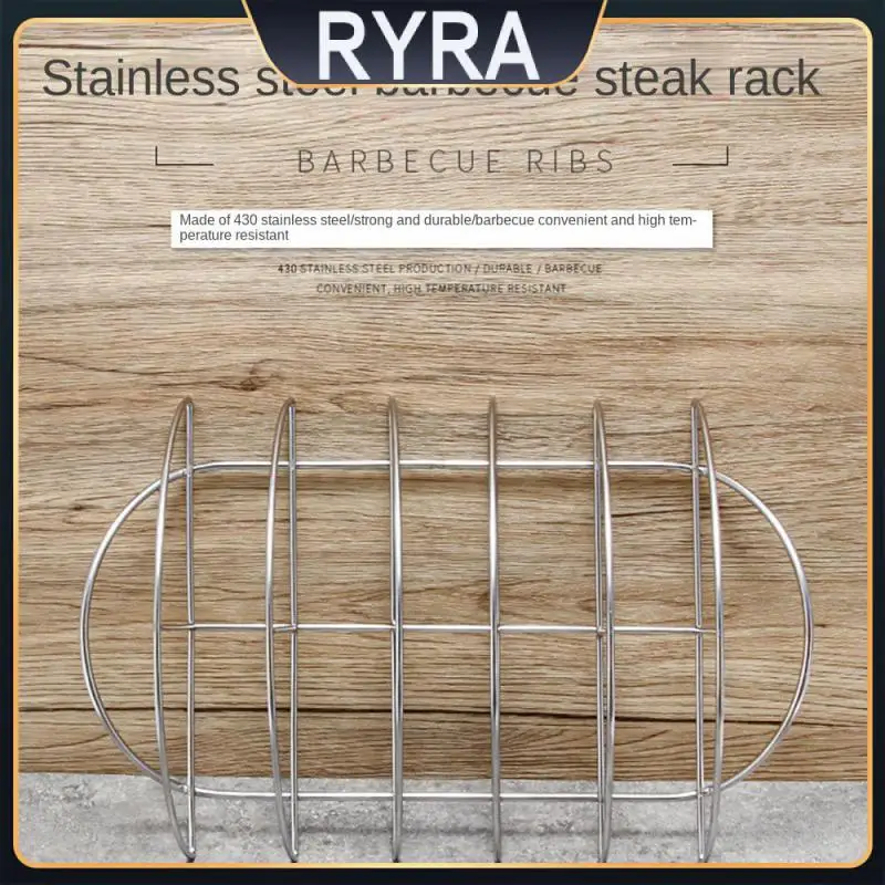 

Прочная структура, многоярусная конструкция, легкая в чистке, многофункциональные подставки для барбекю, подставки для стейков, Новая проч...