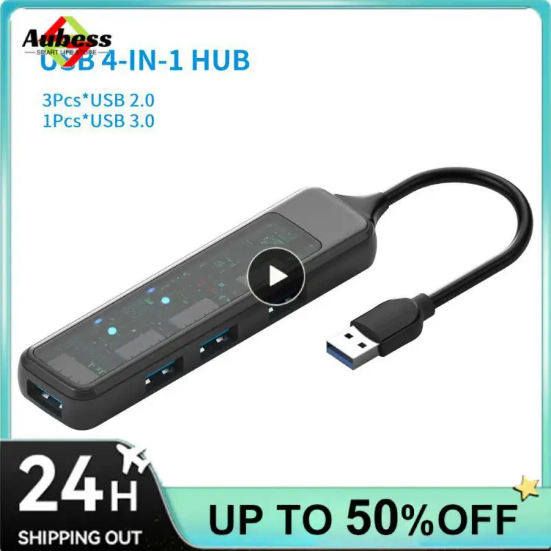 

High Speed Usb-c 3.0 Hub Splitter Usb Multiport Hub With Sd / Tf Card Reader Type-c Docking Station Stable Expander Usb C Hub