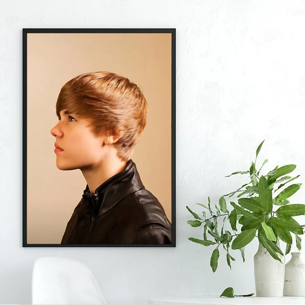 Singer J-Justin B-Bieber Poster DIY Kraft Paper Vintage Wall Art Painting Study Stickers Big Szie