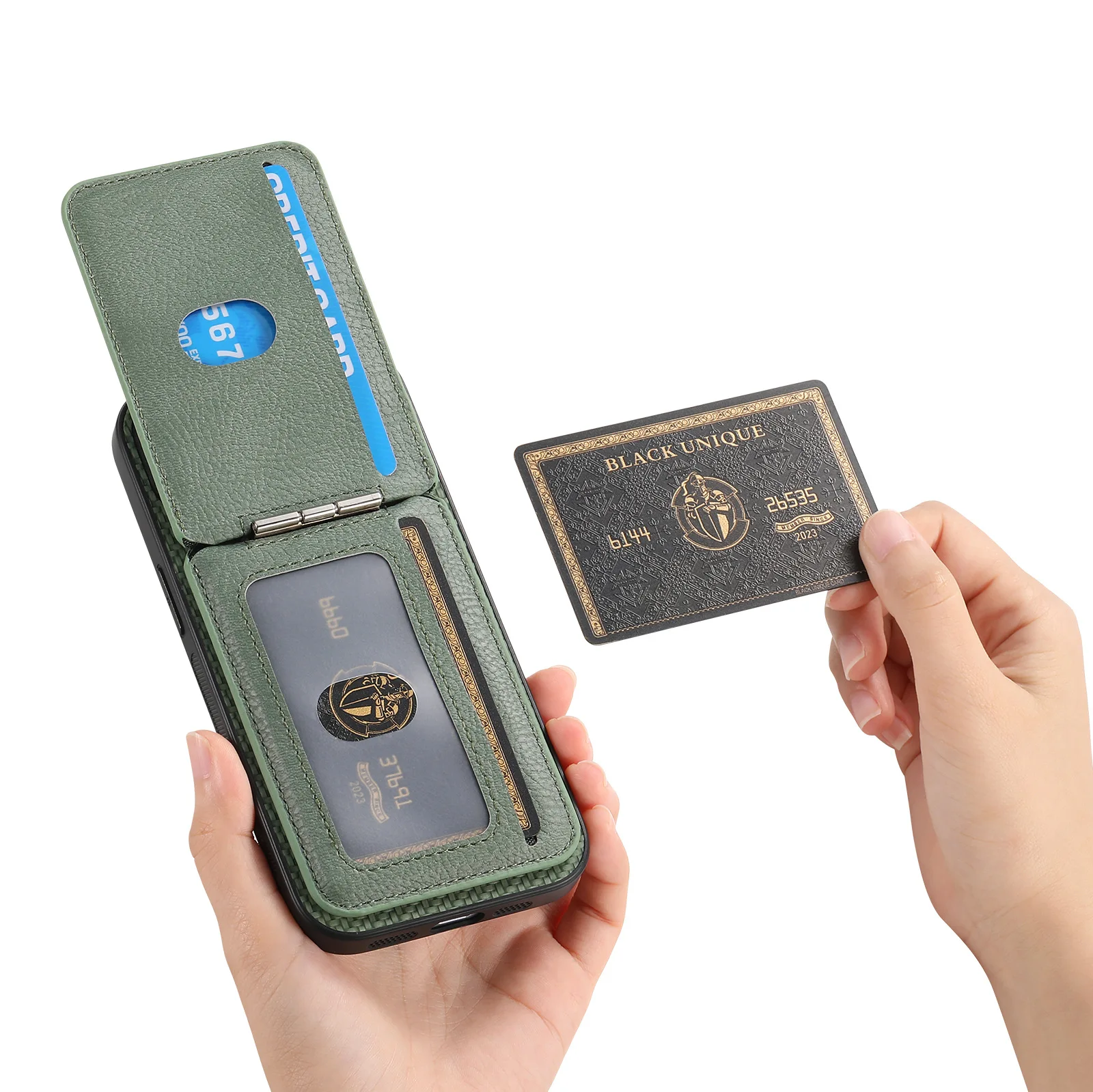 Wireless Charging Case For Huawei Nova Y90 Y70 Plus Removable Multi 4 Cards Magnetic Cover 12 Pro 11 10 SE 9 8