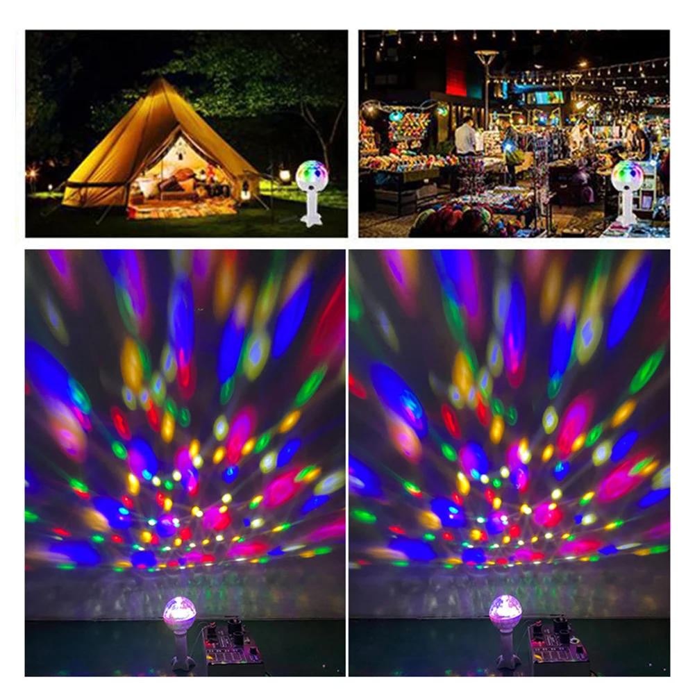 

LED Football Atmosphere Lamp With Lanyard Multipurpose Rotating Lights Energy Saving Safety Easy Installation for Family Parties