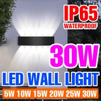 ip65 led wall light outdoor waterproof lampada 220v led wall sconce lamp bedroom bedside light 5w 10w 15w 20w 25w 30w ampoule