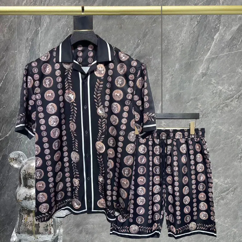 Винтажный уличный костюм высокого качества рубашка с отворотом художественный