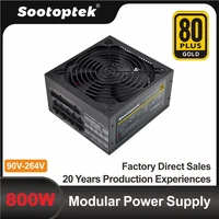 moduler 800w psu 90v 264v 90 high efficiency 80 plus gold atx pc power supply full modular