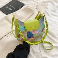 casual shoulder bag luxury handbags beach casual tote designer pu leather messenger bags female purse crossbody bags