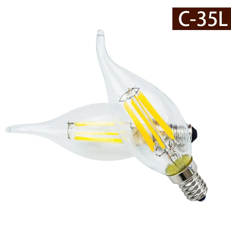 

6 шт. Светодиодная лампа WAMID Edison E14 2Вт-8Вт C35/C35L
