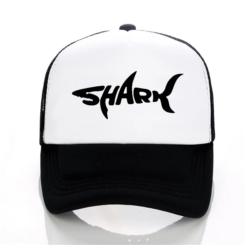 

SHARK baseball caps Fashion Women snapback cap summer Mesh trucker cap unisex Adjustable Hat