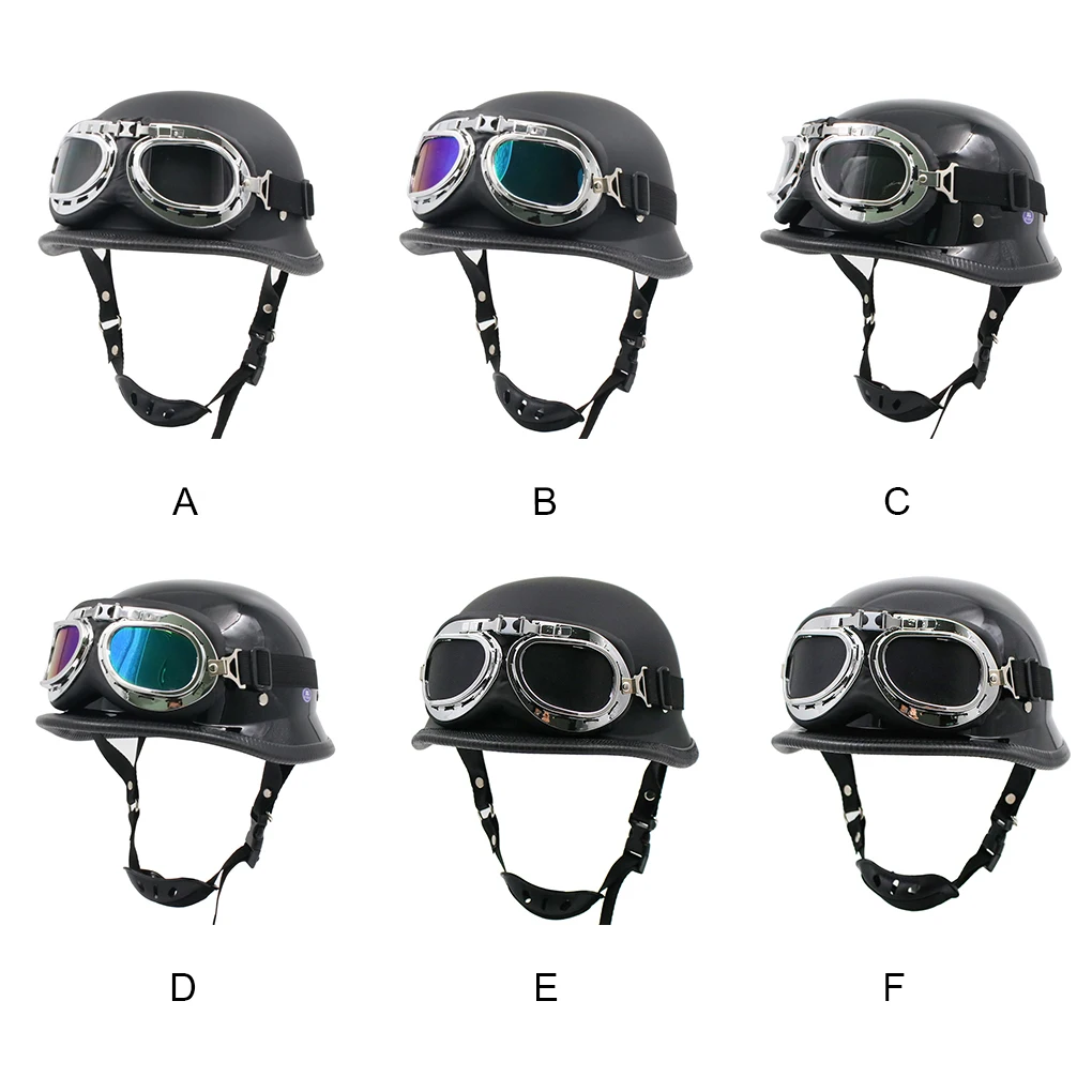 

Motorbike Helmet Vintage Stylish Dome Men Women Biking Helmets Headgear