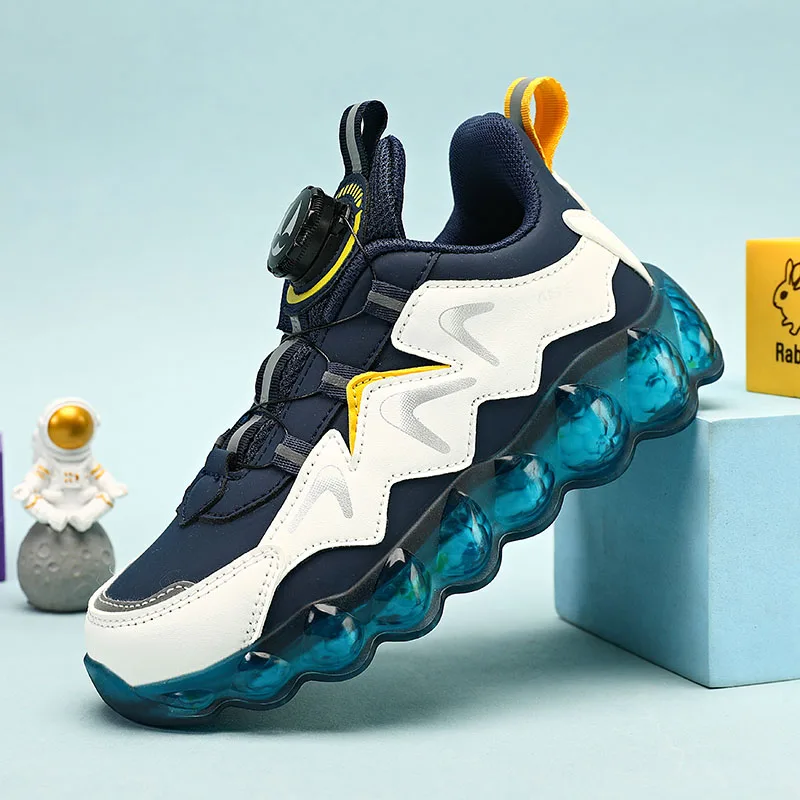 Kids Shoes 2022 Winter Keeping Children's Sneakers with Rotating Buckles Skid Resistant Light Casual Children's Shoes Sneakers