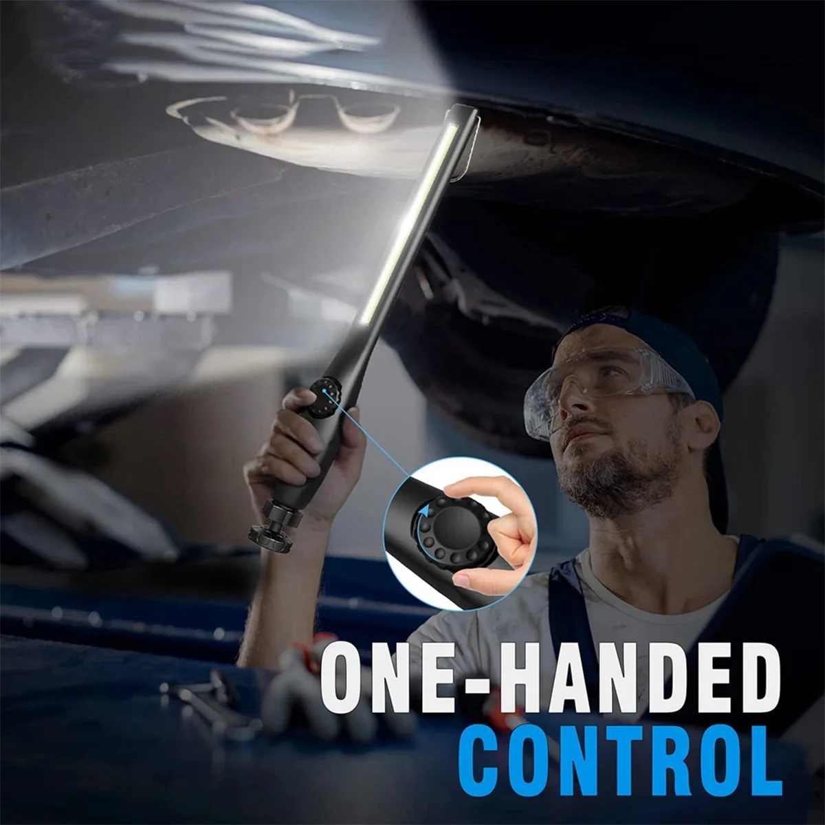 COB светодиодный фонарик магнитный рабочий свет USB перезаряжаемый портативный