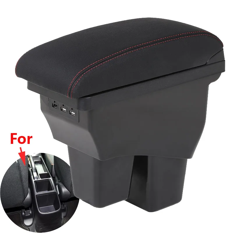 For Honda Jazz Armrest For Honda Fit/Jazz Car Armrest Box 2014-2019 Retrofit Accessorie Interior Storage Box Simple installation