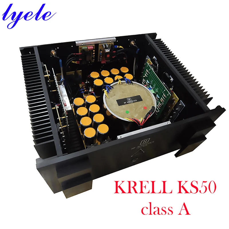 Lyele Audio KRELL KSA50 Усилитель 50 Вт * 2 Высокомощный HIFI усилитель звука класса A SanKen A1216 C2922