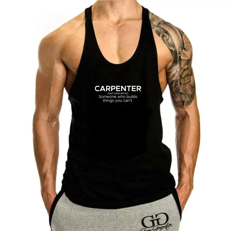 

Print tank top men Summer Casual sleeveless sleeveless S Carpent Definition Casual tank top men For Men