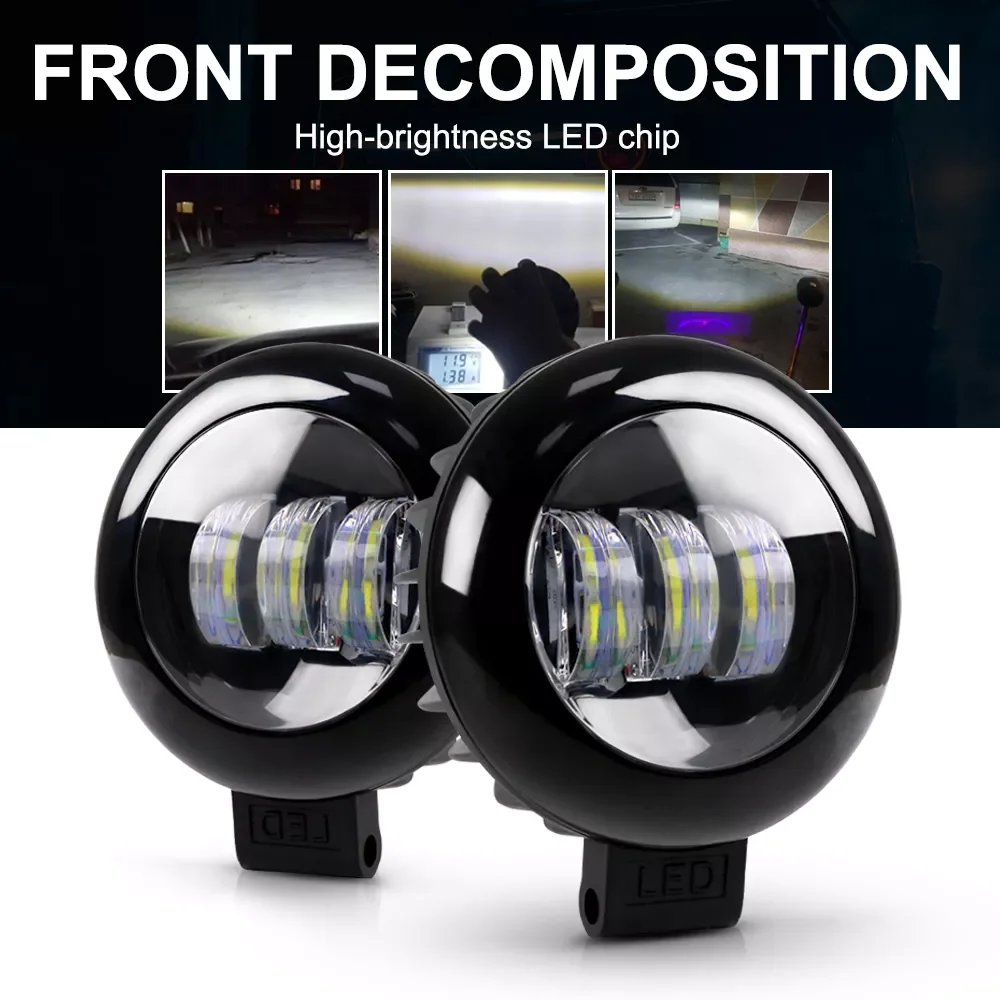 

2PCS/1pcs 5 Inch 30W Square LED Work Light Offroad Spot Beam LED Light Bar