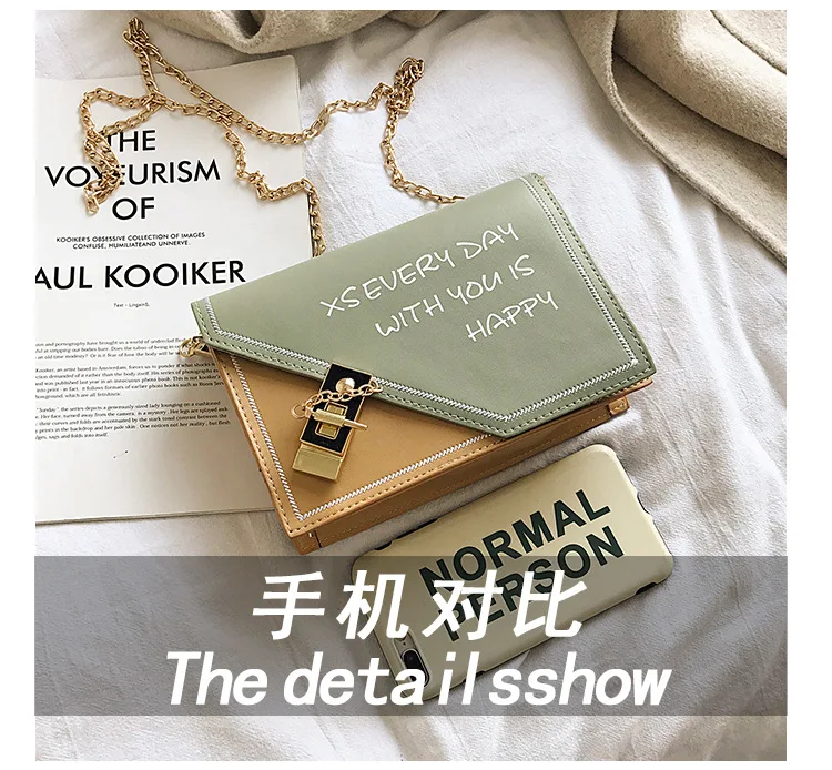 

2022 New Ladies Messenger Bags Fashion Mobile Phone Bags Casual Shoulder Bags Contrast Color Ladies Bags Luxury Designer Bags