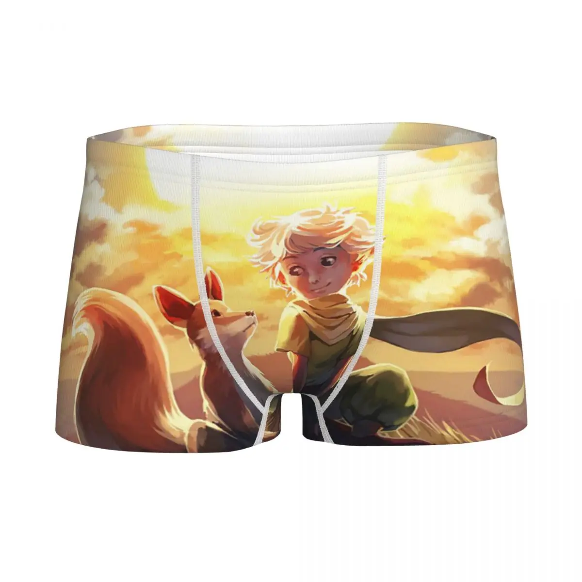 

Boy The Little Prince Boxer Shorts Cotton Young Breathable Underwear Fox Children's Shorts Panties Popularity Teenage Underpants