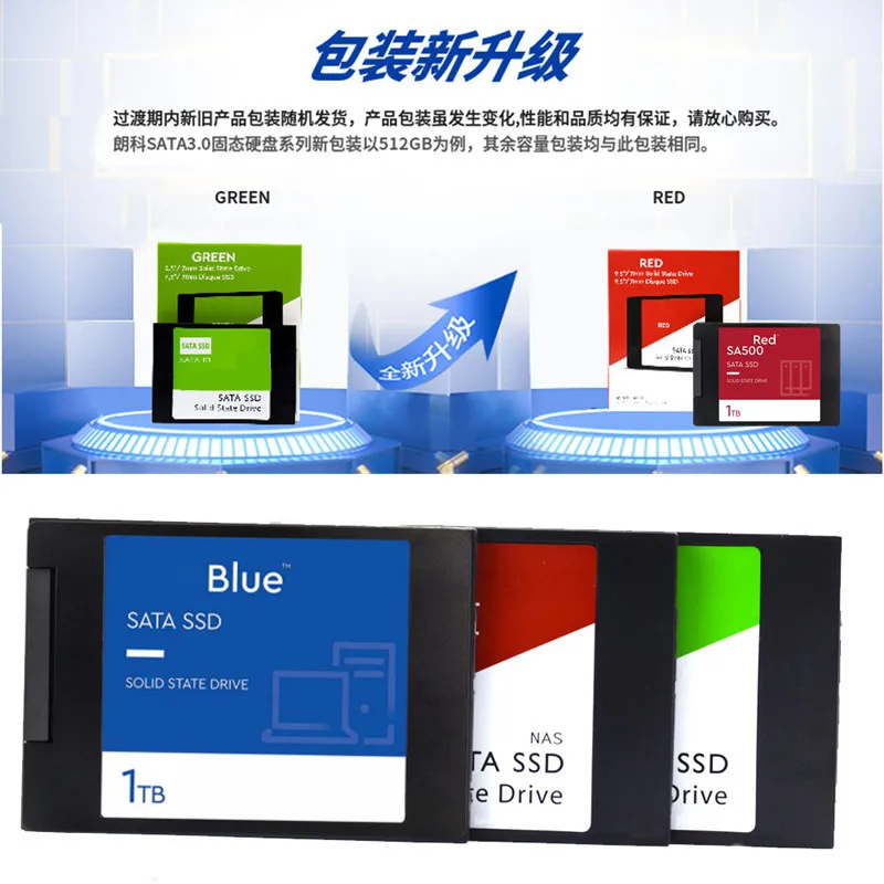

SSD 1TB Hard drive disk sata3 2.5 inch ssd TLC 500MB/s internal Solid State Drives for laptop and desktop 500GB 2T