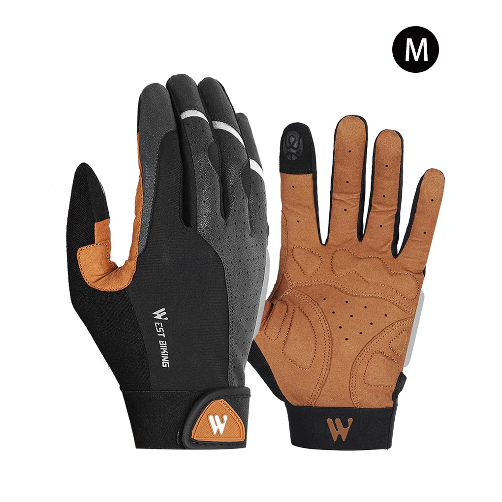

1 Pair Cycling Gloves Touch Screen Windproof Warm Keeping Gloves Women Men Winter Accessory, S