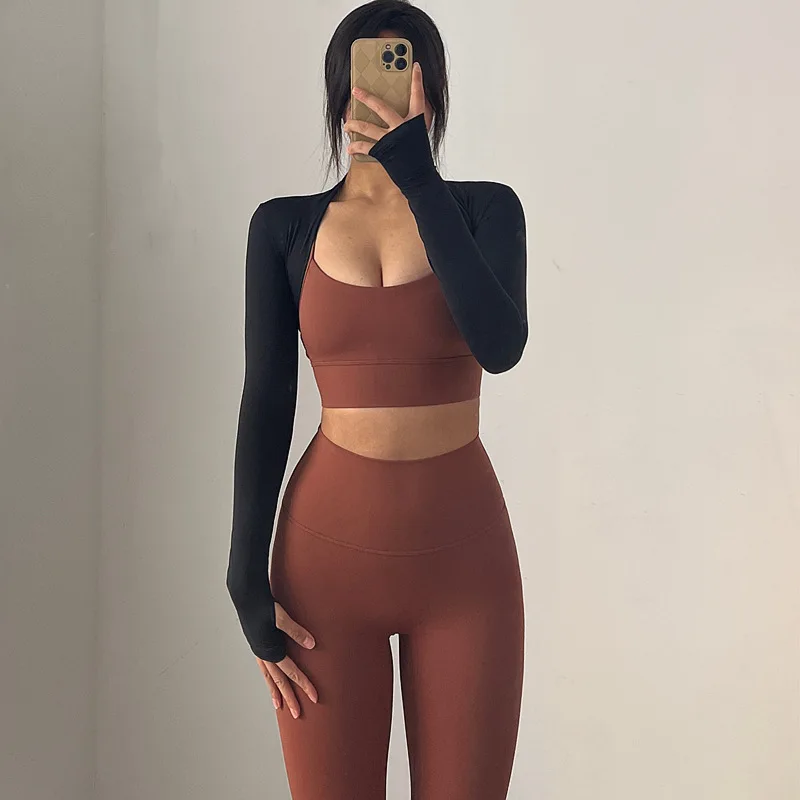 Балетная шаль для танцев женские рубашки с длинным рукавом йоги кроп-топ фитнеса