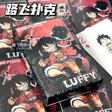 원피스 루피 애니메이션 주변 포커 카드, 새로운 남자 친구 및 여자 친구 파티, 레저 및 엔터테인먼트 퍼즐 보드 게임