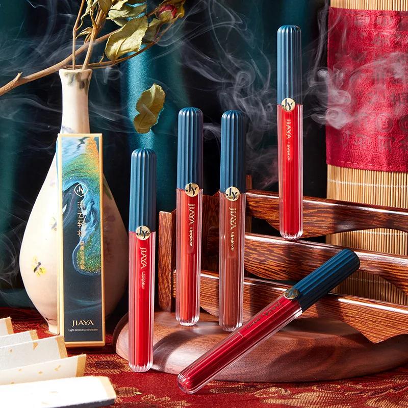 Набор глазури для губ с розмарином блеск китайский макияж пять штук в подарочной