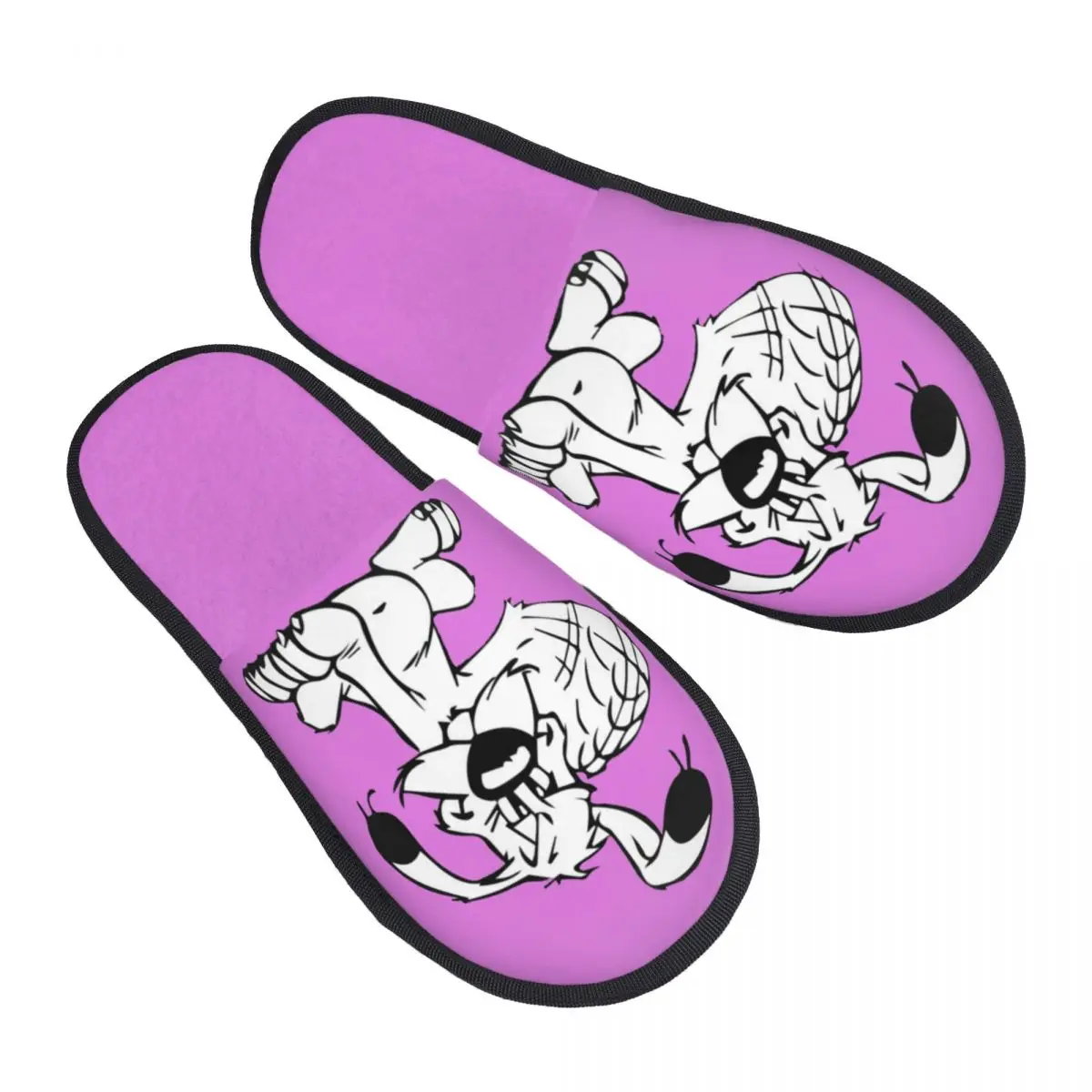 

Asterix And Obelix House Slippers Women Comfy Memory Foam Adventure Manga Getafix Dogmatix Slip On Hotel Slipper Shoes