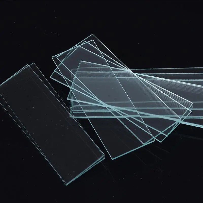 

Biological slides 7101 Microscope slides Test frosted edge coverslips