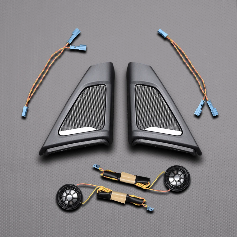 Car Front Door Speaker For BMW F10 F11 5 Series Audio Trumpet Tweeter Cover Head Treble Horn Frame Decoration Original Model Fit