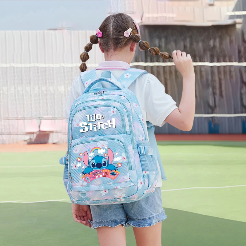 Disney Lilo Stitch женский рюкзак для мальчиков и девочек сумка книг студенческая