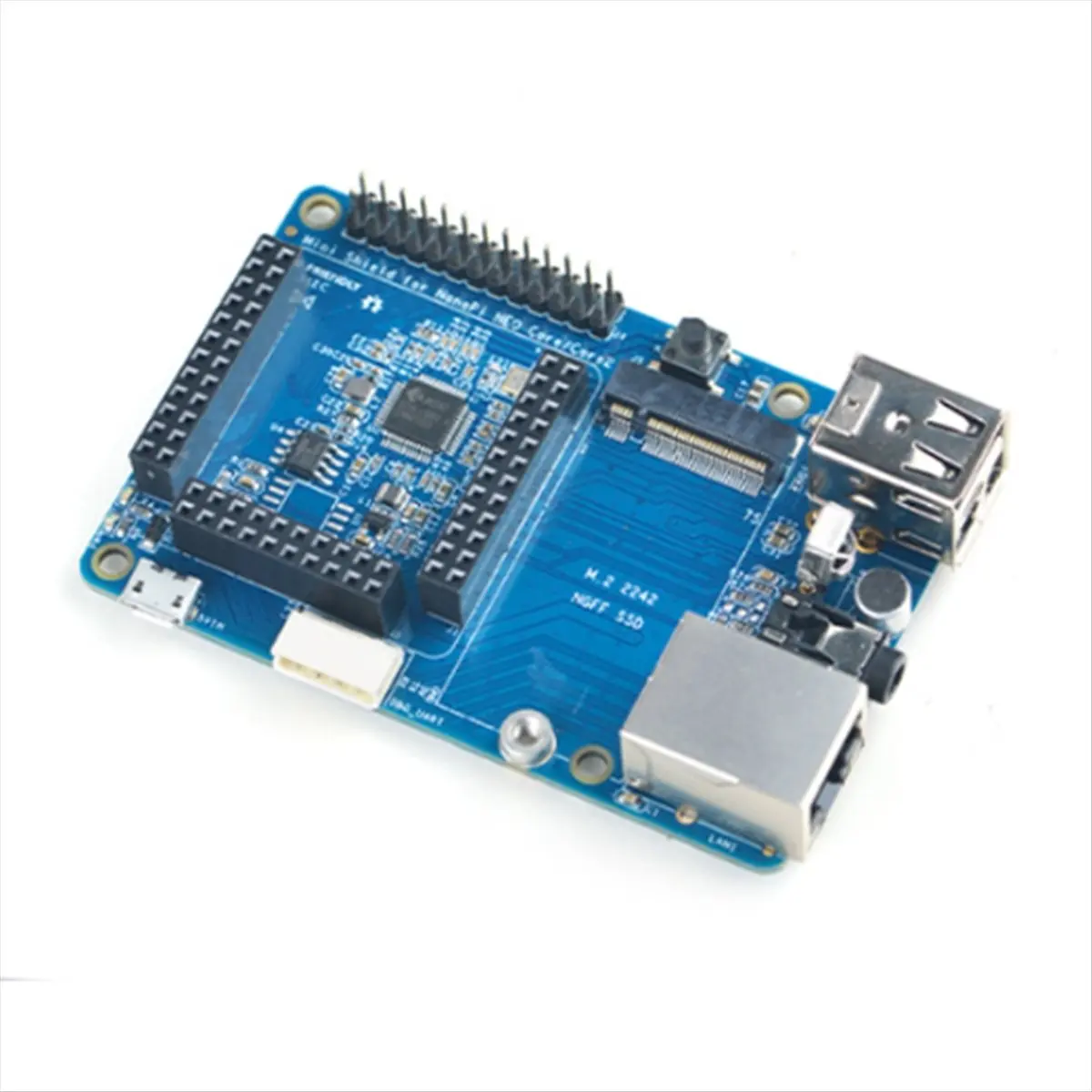 Фото Мини-щиток A10I для NEO Core/Core2 SDK, совместимый с RPi, имеет тот же форм-фактор, что и RPi, отлично вписывается в корпус RPi. №2