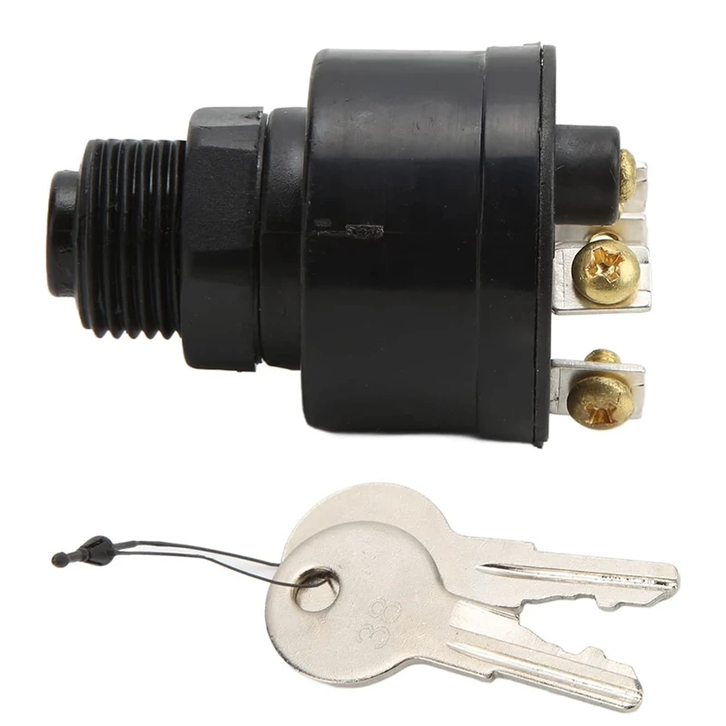 

Ignition Switch Outboard Engine Ignition Switch 3 Positions Ignition Key Switch 87‑88107 For Most Outboard Engines