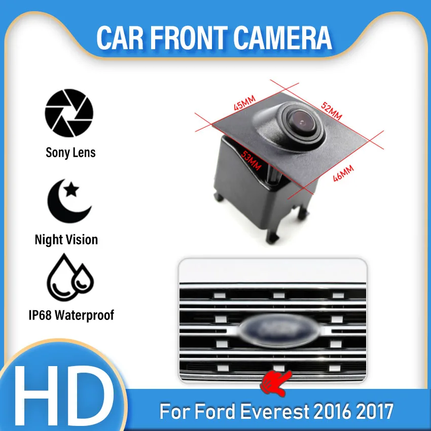 Автомобильная парковочная камера с логотипом HD CCD ночное видение положительный