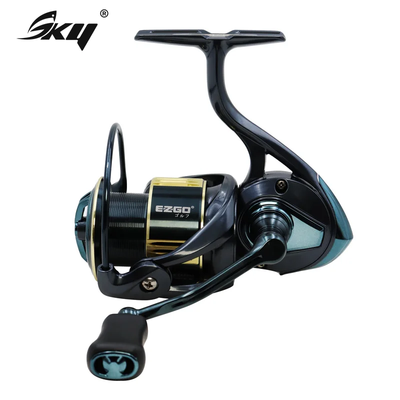 

SKY EZGO Series Spinning Wheel Aluminum Line Cups Lightweight Anti-seawater Lure Fishing Reel Sea or Freshwater Fishing Tackle