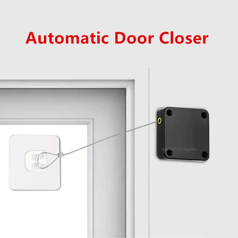 

500g-1000g Automatic Door Closer Punch-Free Soft Close Door Closers For Sliding Door Glass Door Tension Closing Device