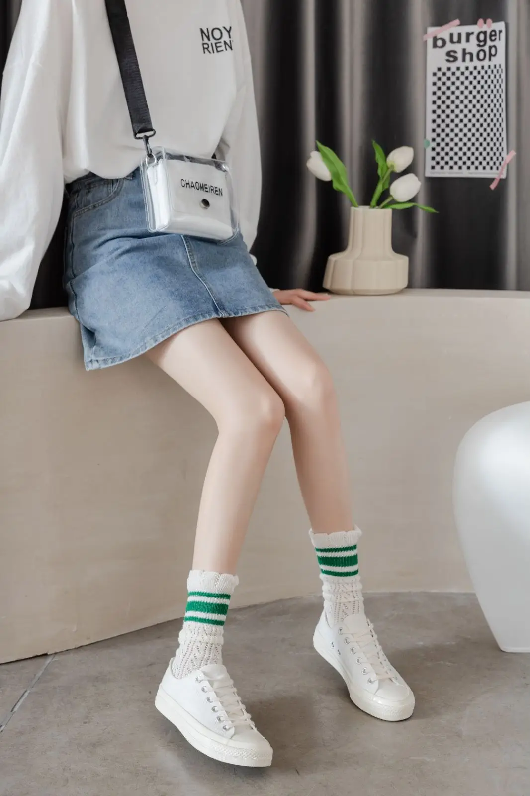 Sports Running Socks Sports Muscle Compression Socks Female Professional Fitness Running Jumping Rope Pressure Socks yoga