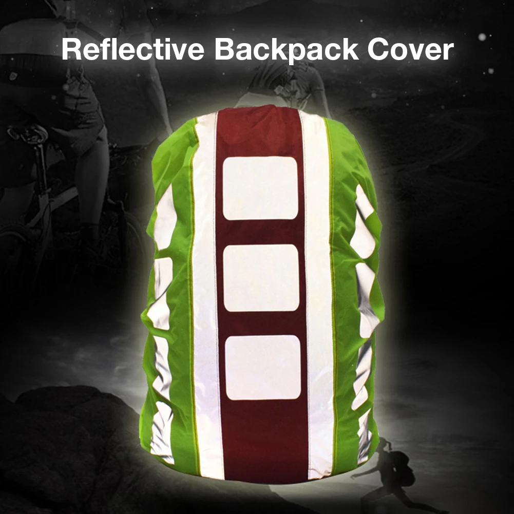 

Travel Reflective Backpack Cover Outdoor Hiking Riding Rain School Shoulder Bag Rain Cover Military Laptop Tactics Men's Pencil