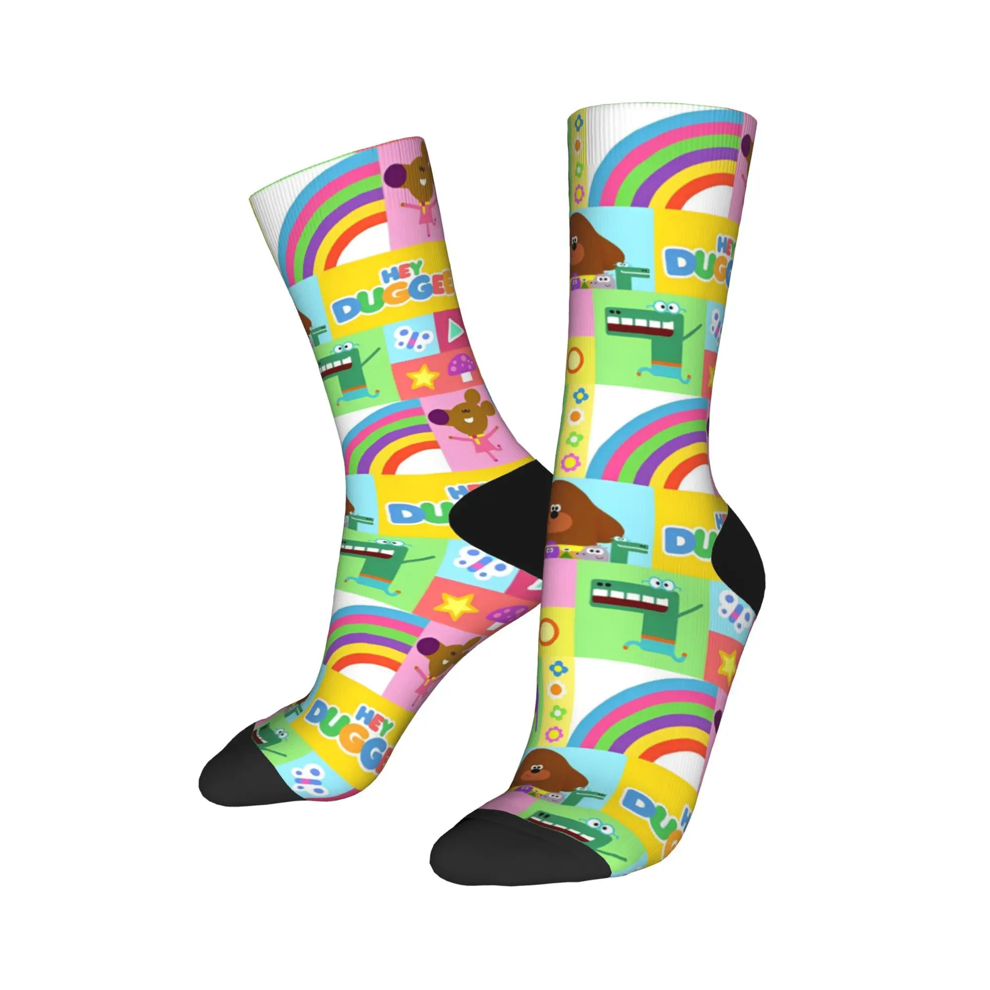 Зимние теплые забавные женские и мужские носки Amine H-Hey D-Duggees впитывающие пот